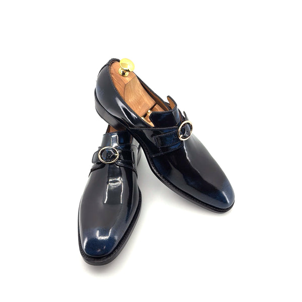 Ugo Vasare Patent Leather Slip-On - Blue
