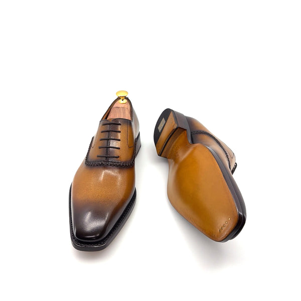 Ugo Vasare Leather Oxford - Caramel