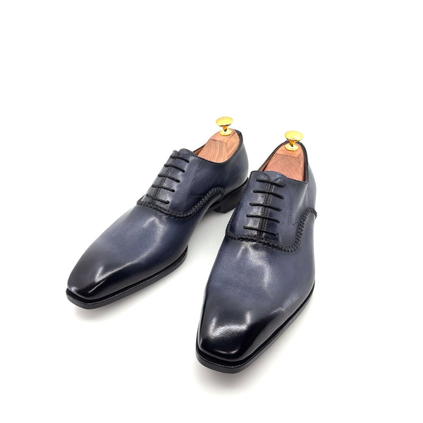 Ugo Vasare Leather Oxford - Grey