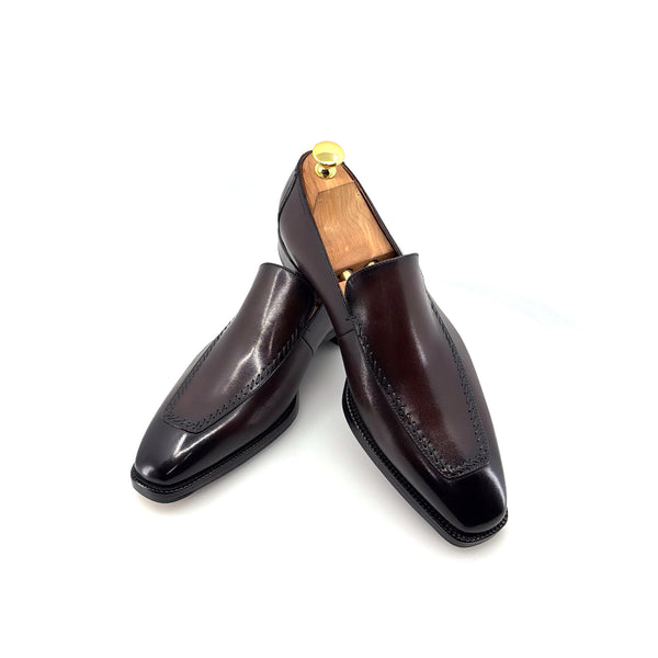 Maurice Leather Venetian Loafer - Brown