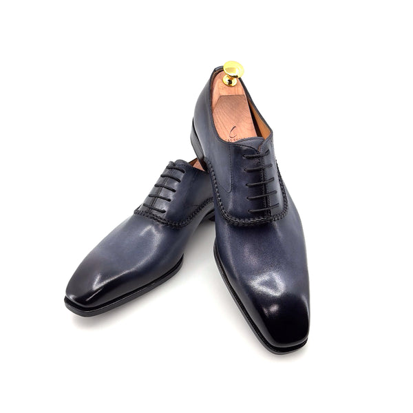 Ugo Vasare Leather Oxford - Grey