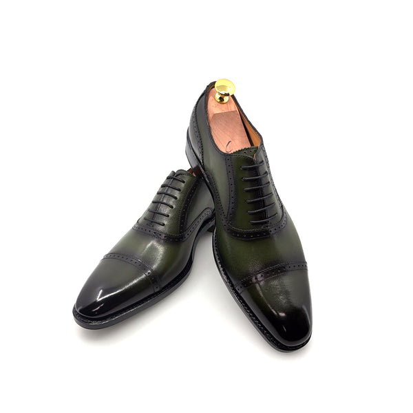 Ugo Vasare Calfskin Oxford - Green
