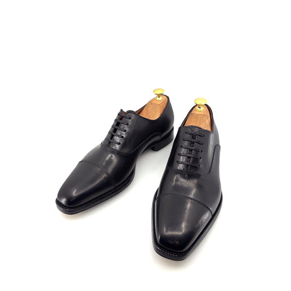 Maurice Leather Lace-Up Oxford - Black