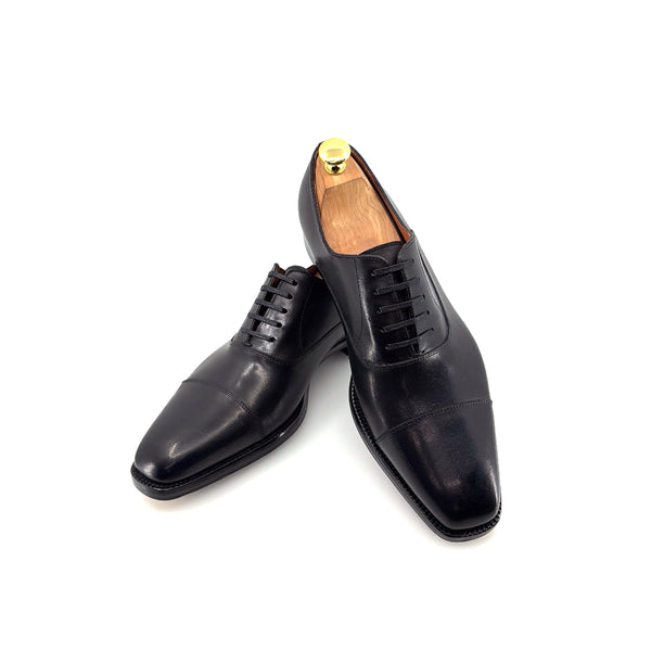 Maurice Leather Lace-Up Oxford - Black