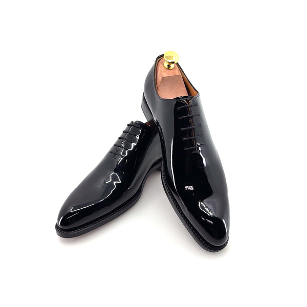 Ugo Vasare Patent Leather Oxford - Black