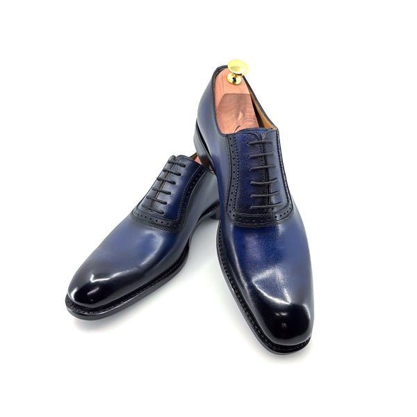 Ugo Vasare Calfskin Oxford - Navy
