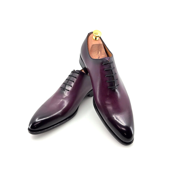 Ugo Vasare Leather Oxford - Purple
