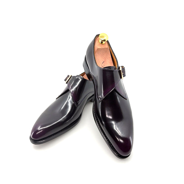 Ugo Vasare Patent Monkstrap - Purple