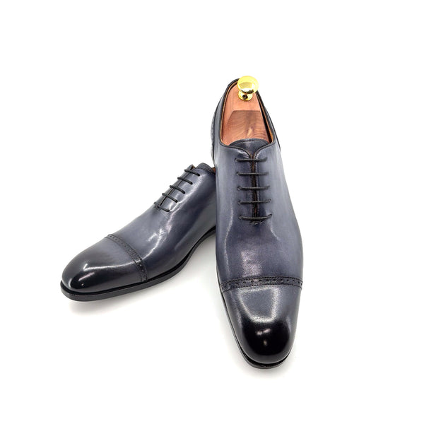 Ugo Vasare Calfskin Oxford - Grey