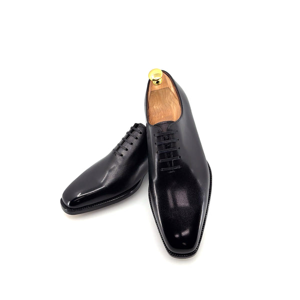 Maurice Leather Lace-Up Oxford - Black