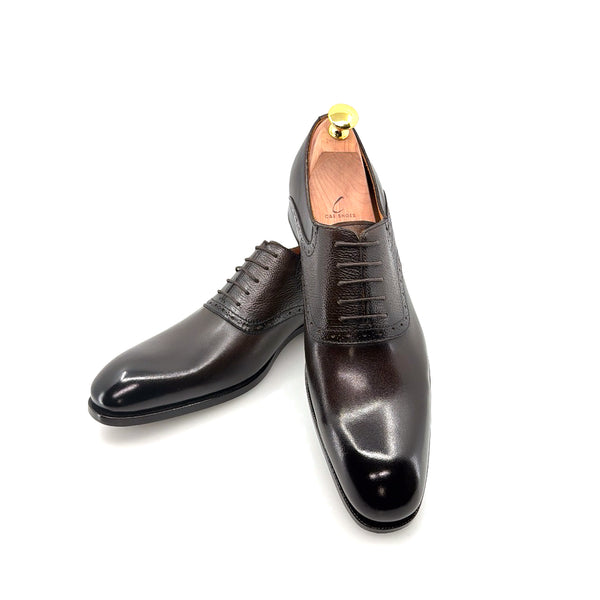 Ugo Vasare Leather Lace-Up Oxford - Dark/Brown
