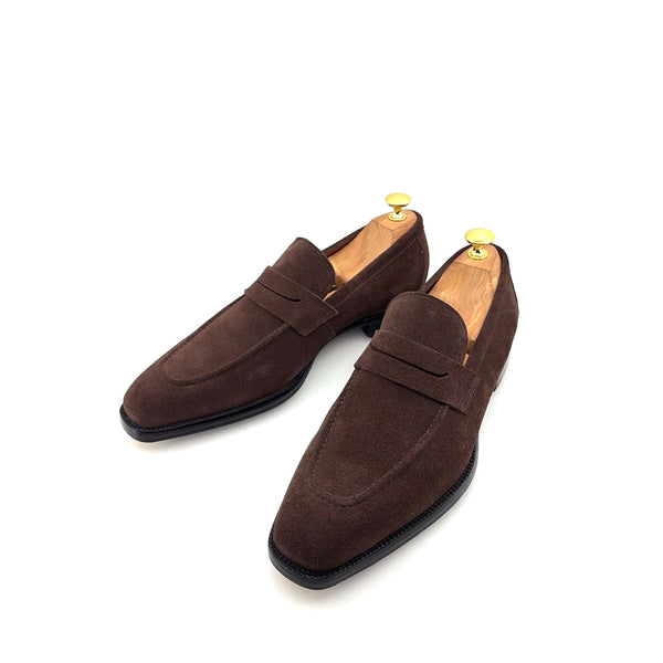Maurice Suede Penny Loafer - Brown