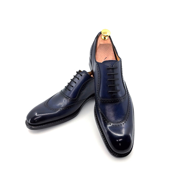 Ugo Vasare Charlton Calfskin Oxford - Navy