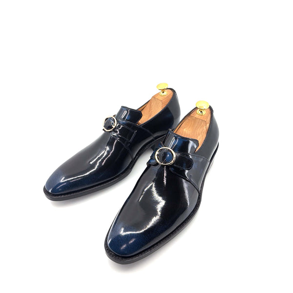 Ugo Vasare Patent Leather Slip-On - Blue