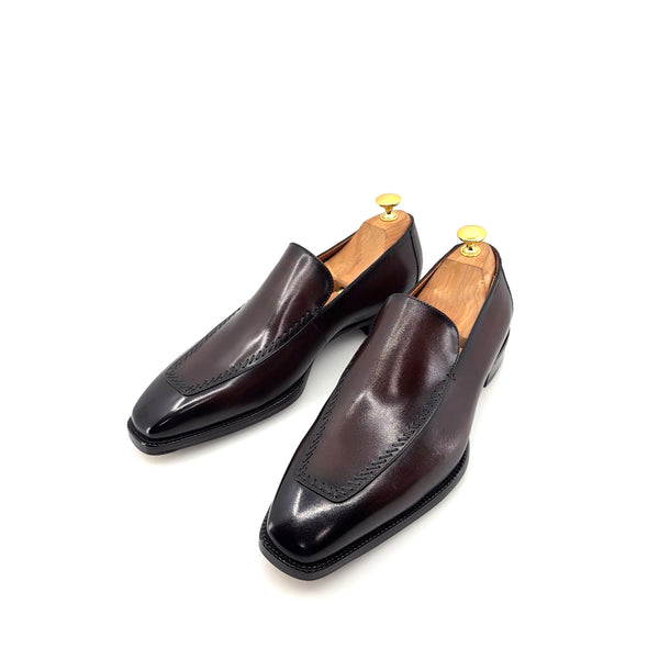 Maurice Leather Venetian Loafer - Brown