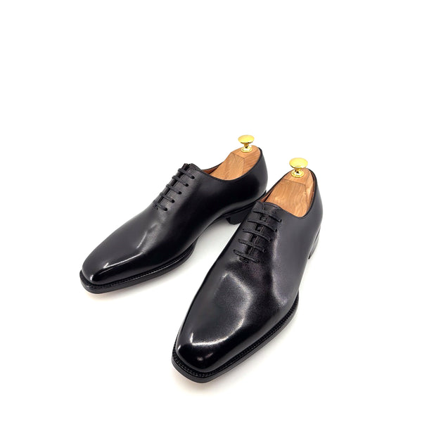 Maurice Leather Lace-Up Oxford - Black