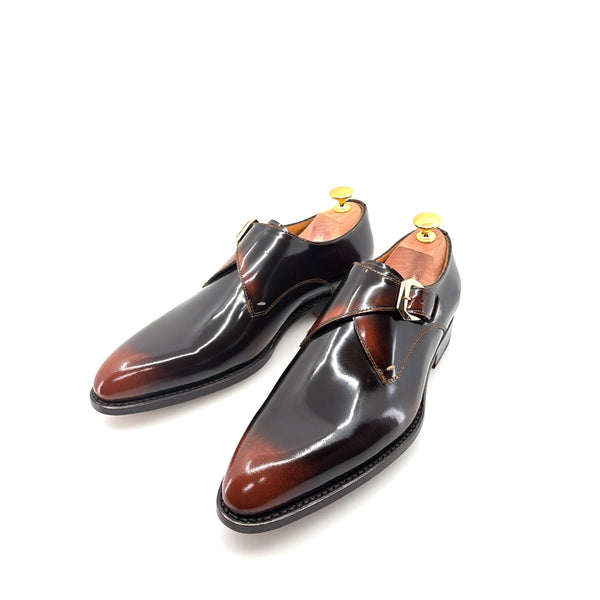 Ugo Vasare Leather Monkstrap - Caramel
