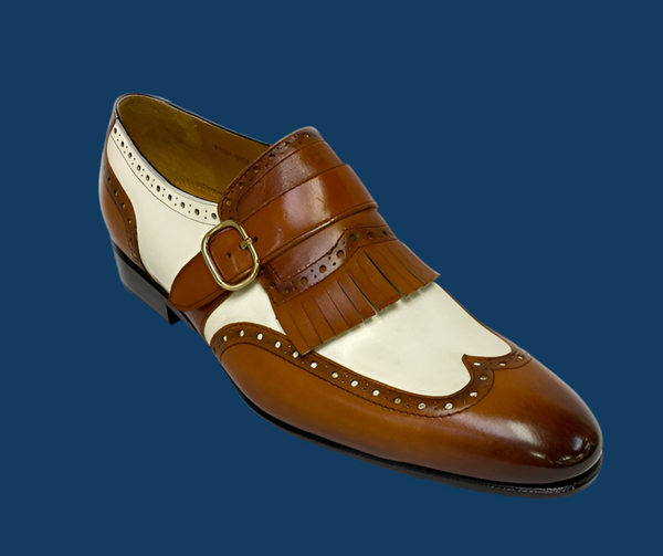 Ugo Vasare Calfskin Loafer - Camel/Cream