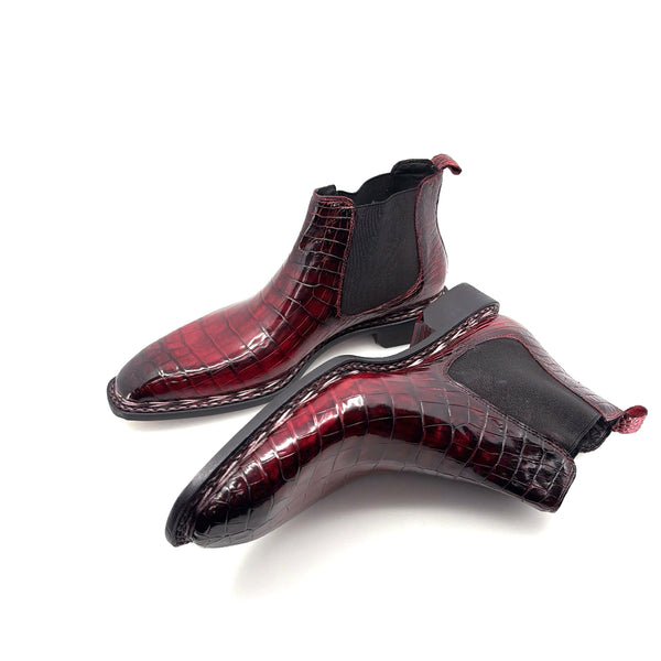 Maurice New York Custom Alligator Boot - Red