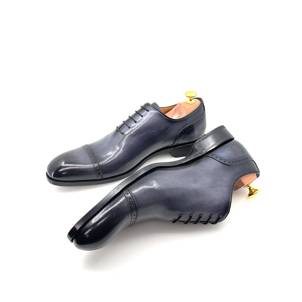 Ugo Vasare Calfskin Oxford - Grey