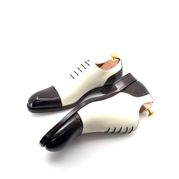 Ugo Vasare Anthony Calfskin Oxford - Brown/Bone