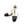 Ugo Vasare Anthony Calfskin Oxford - Black/Bone