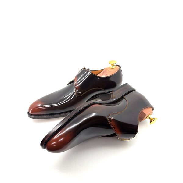 Ugo Vasare Leather Monkstrap - Caramel