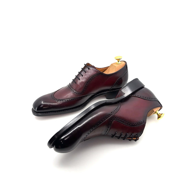 Ugo Vasare Charlton Calfskin Oxford - Burgundy
