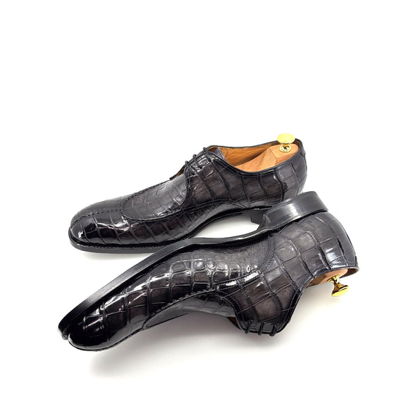 Ugo Vasare Jayden Alligator Shoe - Grey