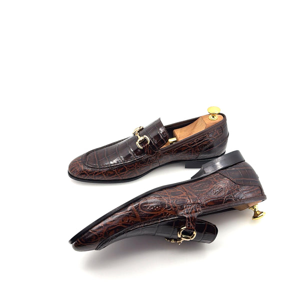 C Collection Leather Loafer - Brown