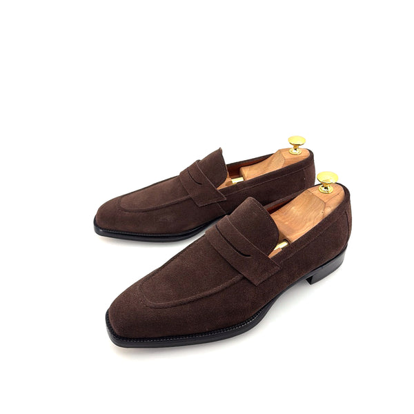 Maurice Suede Penny Loafer - Brown