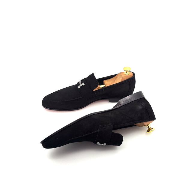 C Collection Suede H Loafer - Black
