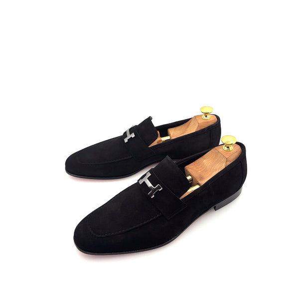 C Collection Suede H Loafer - Black