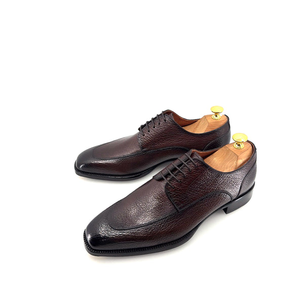 Maurice Peccary Leather Lace-Up Oxford - Brown