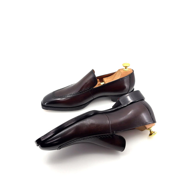 Maurice Leather Venetian Loafer - Brown
