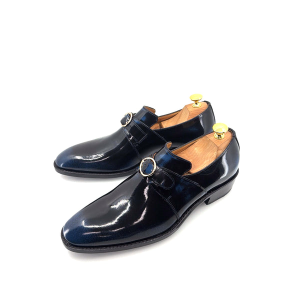 Ugo Vasare Patent Leather Slip-On - Blue