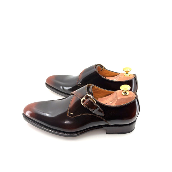 Ugo Vasare Leather Monkstrap - Caramel