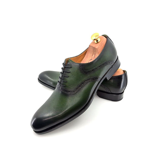 Ugo Vasare Leather Oxford - Green