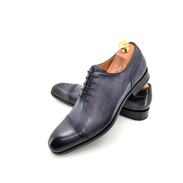 Ugo Vasare Calfskin Oxford - Grey