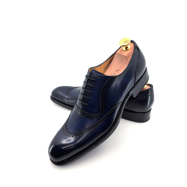 Ugo Vasare Charlton Calfskin Oxford - Navy