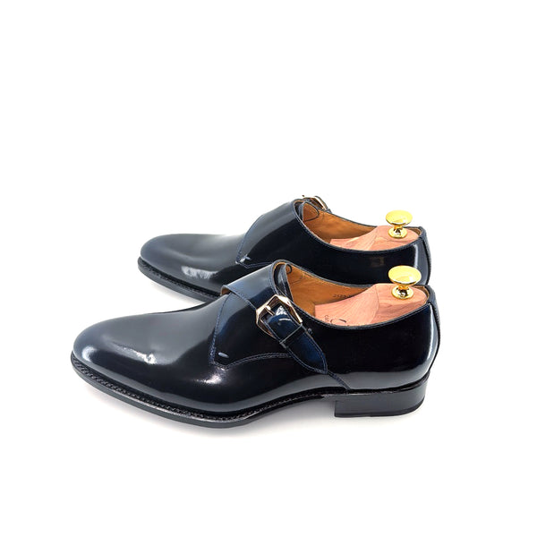 Ugo Vasare Leather Monkstrap - French/Blue