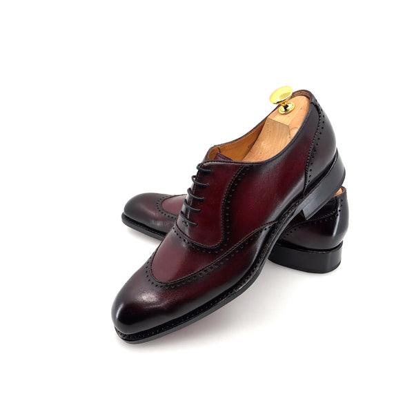 Ugo Vasare Charlton Calfskin Oxford - Burgundy