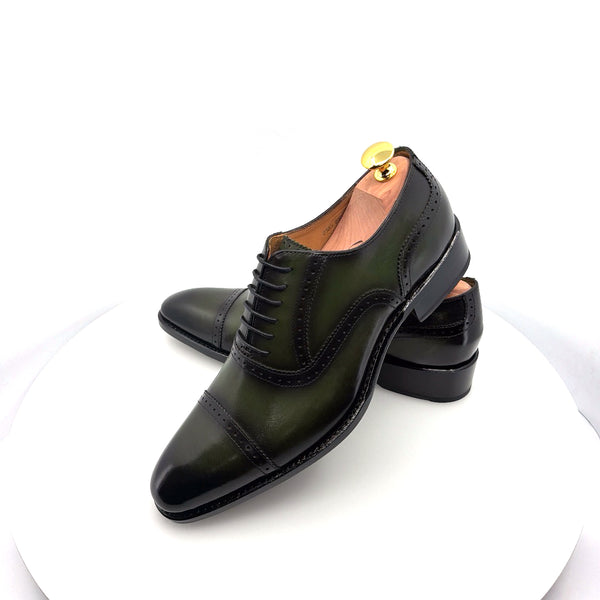 Ugo Vasare Calfskin Oxford - Green