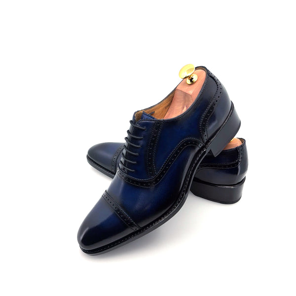 Ugo Vasare Calfskin Oxford - Navy