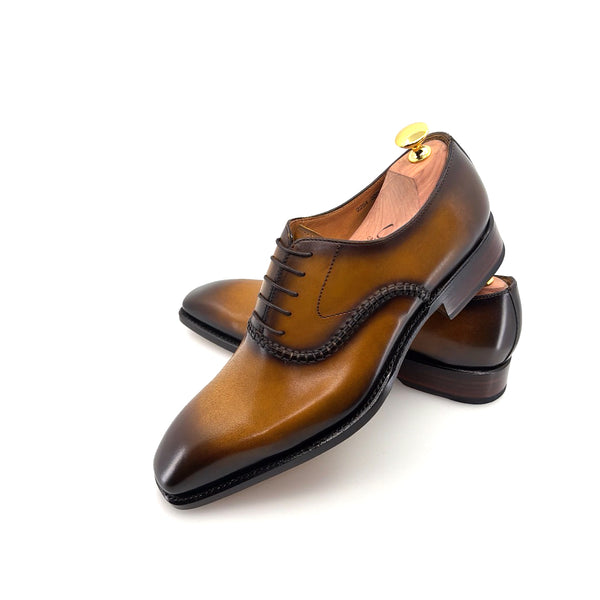 Ugo Vasare Leather Oxford - Caramel