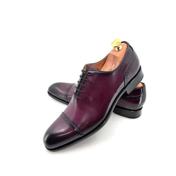Ugo Vasare Calfskin Oxford - Purple