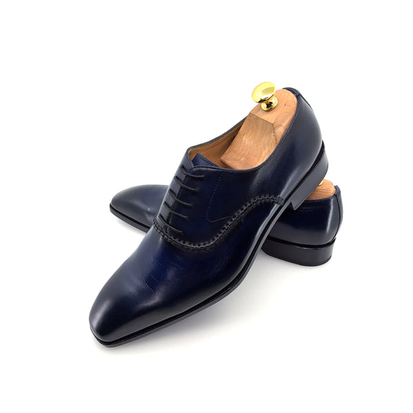 Ugo Vasare Leather Oxford - Navy