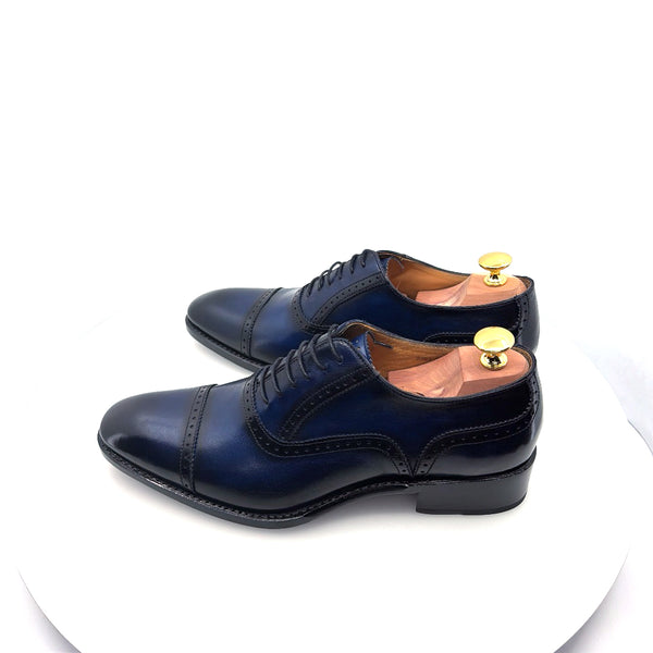 Ugo Vasare Calfskin Oxford - Navy