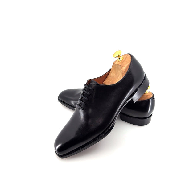 Maurice Leather Lace-Up Oxford - Black