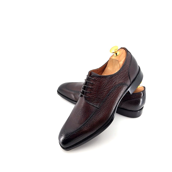 Maurice Peccary Leather Lace-Up Oxford - Brown